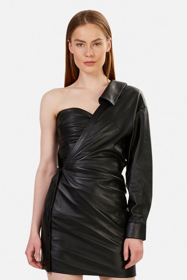 Lana Leather Dress