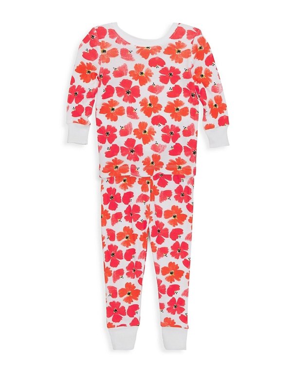 Baby's & Little Girl's 2-Piece Poppies Pajama Set