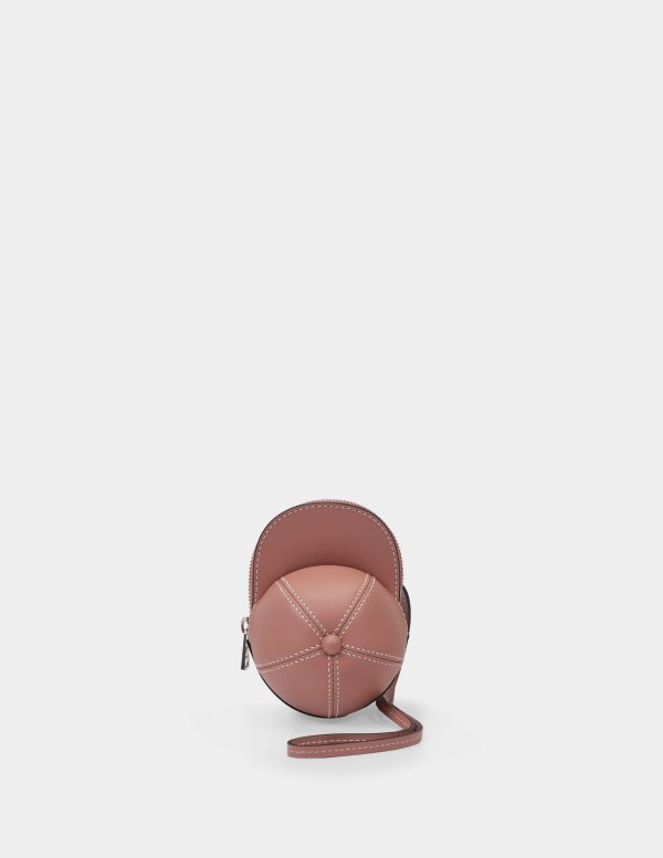 Nano Cap Bag in Powder Pink Leather