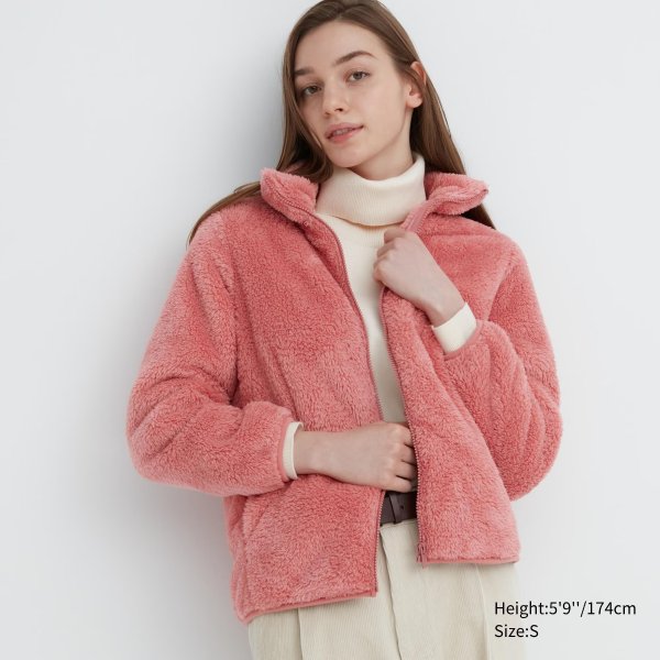 Fluffy Yarn Fleece Full-Zip Jacket | UNIQLO US