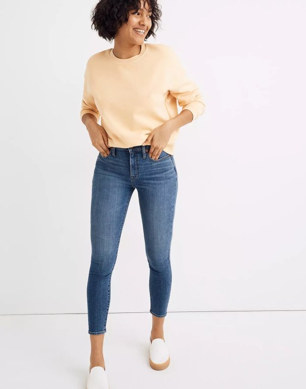 Tall Curvy High-Rise Skinny Crop Jeans in Dalstrom Wash