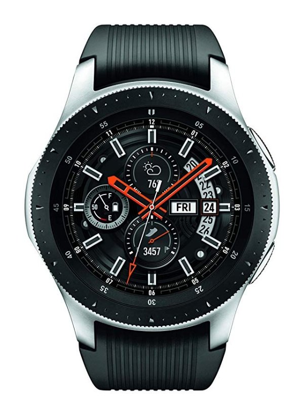 Galaxy Watch (46mm) Silver (Bluetooth), SM-R800NZSAXAR – US Version with Warranty
