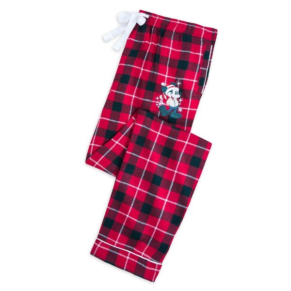 Mickey Mouse Holiday Plaid Flannel Lounge Pants for Men | shopDisney