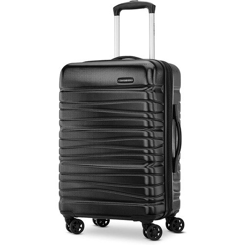 Evolve SE Hardside 20" Carry on Expandable Luggage Spinner - Bass Black