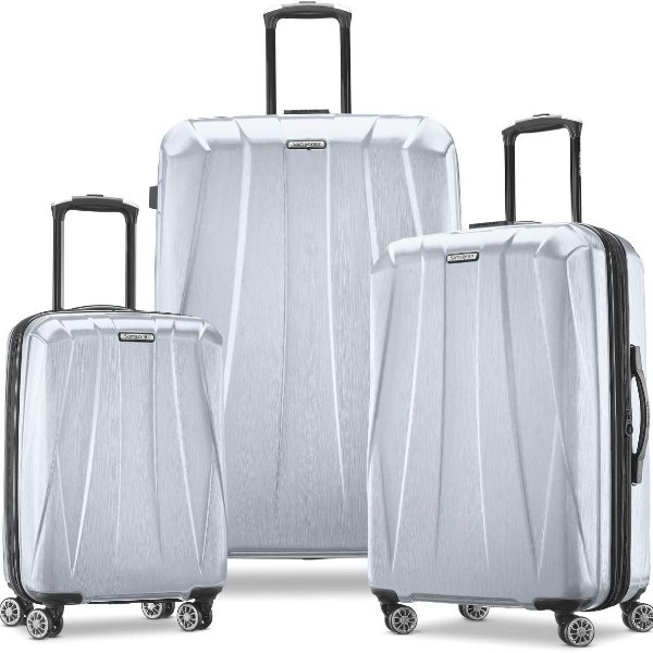 Centric 2 新款可扩展硬壳行李箱3件套