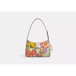 CoachEliza Shoulder Bag With Floral Print
