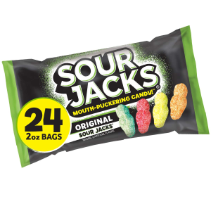 Sour Jacks Candy Gummy Snacks 2oz 24pks