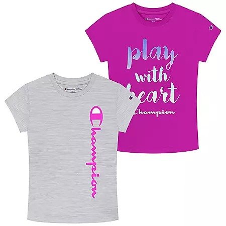 Girls' 2 Pack Active Top - Sam's Club