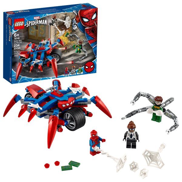 Marvel Spider-Man: Spider-Man vs. Doc Ock 76148 Superhero Playset with 3 Minifigures (234 Pieces)