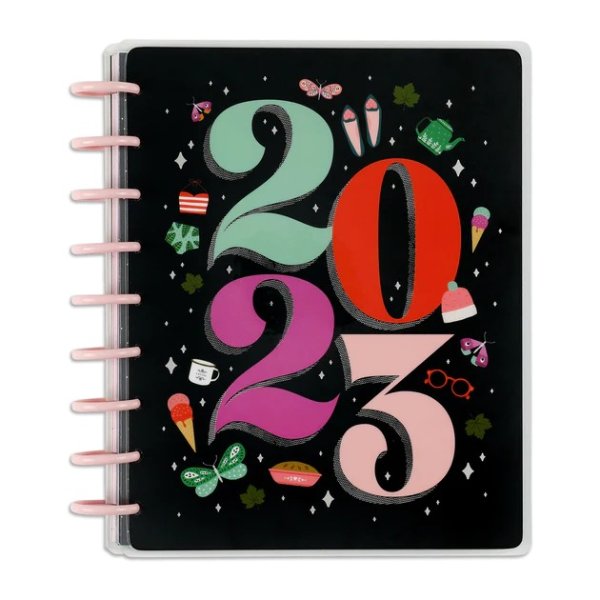 2023 Life's a Party Seasonal Happy Planner - Classic Vertical Layout - 12 Months