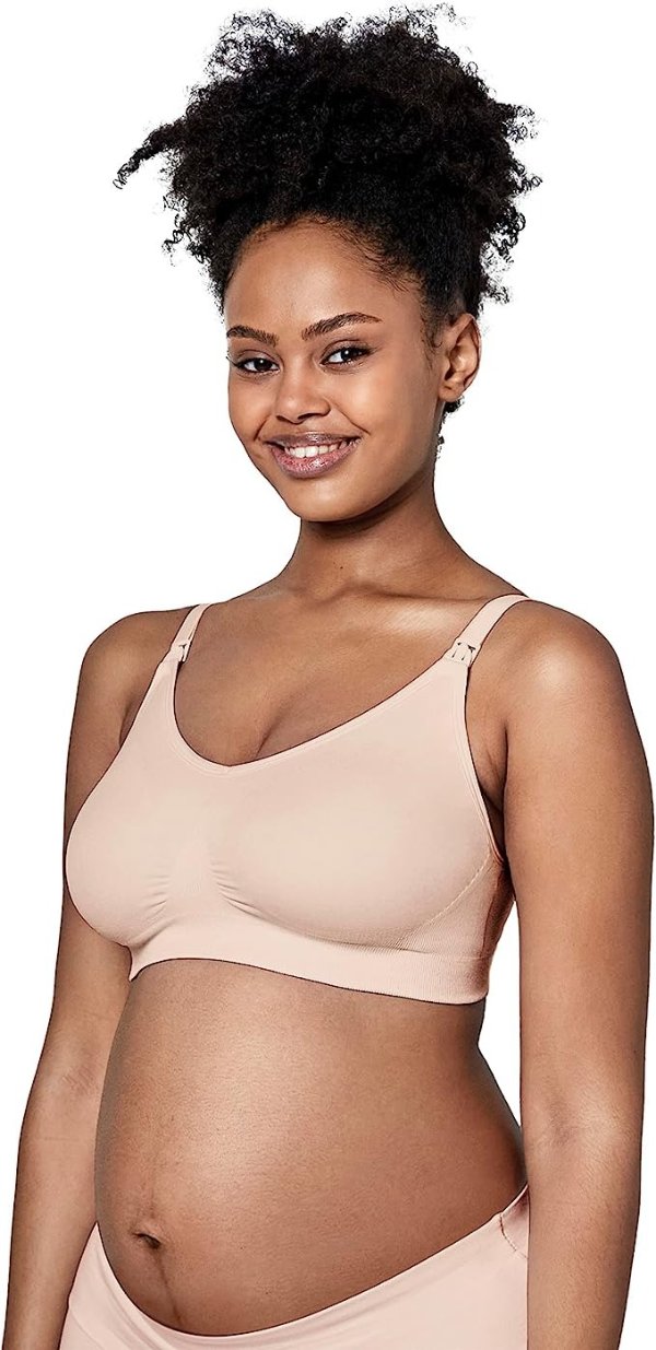 Keep Cool, Seamless Maternity & Nursing Bras, Breathing Zones, Soft Touch Fabric and Adaptive Stretch