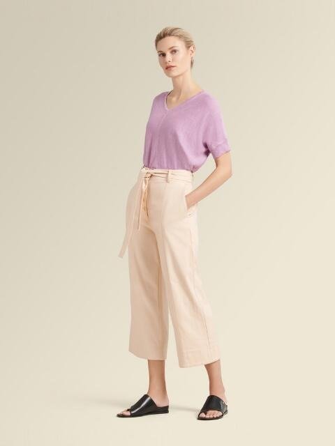 BELTED CROPPED PANT