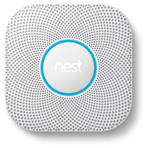Google Nest Protect Smoke Detector and Carbon Monoxide Detector Battery Operated , White