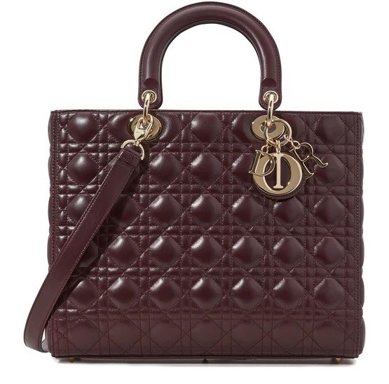 Lady Dior lambskin handbag