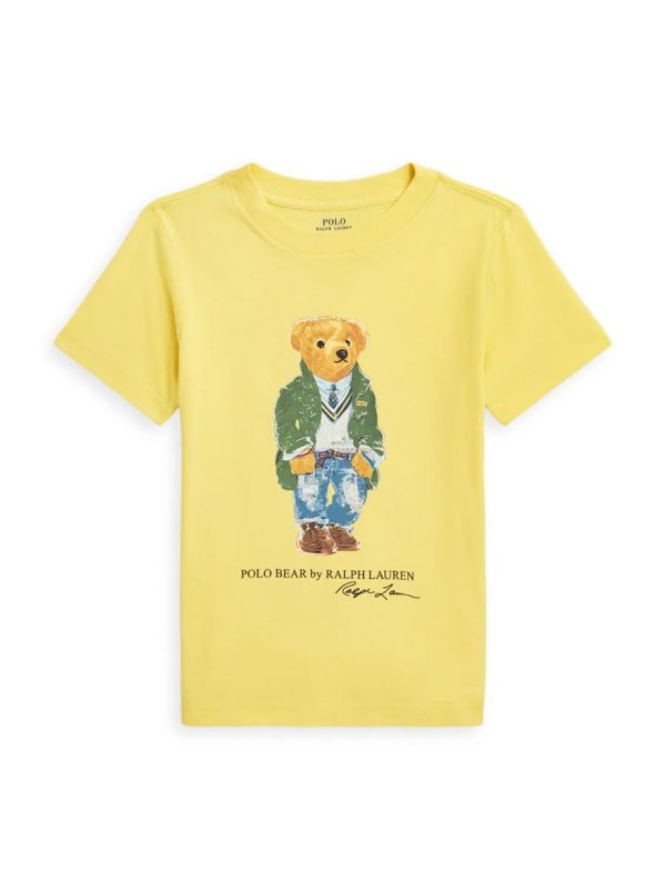 Little Boy's & Boy's Polo Bear Crewneck T-Shirt