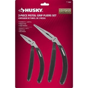 Husky Pistol Grip Pliers Set (2-Piece)