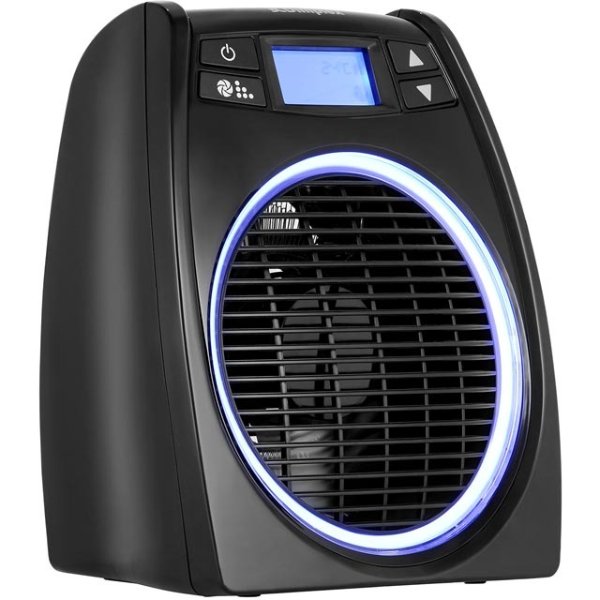 GloFan Hot & Cool DXGL02 Fan Heater 2000W - Black