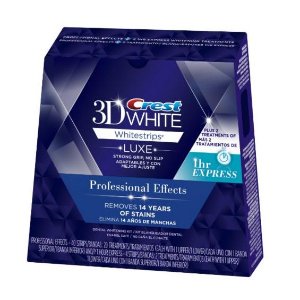 Crest 3D White Luxe Whitestrips Professional Effects 20 Treatments + 3D White Whitestrips 1 Hour Express 2 Treatments - Teeth Whitening Kit