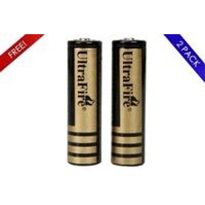 UltraFire 18650 Rechargeable Lithium Battery 2-Pack