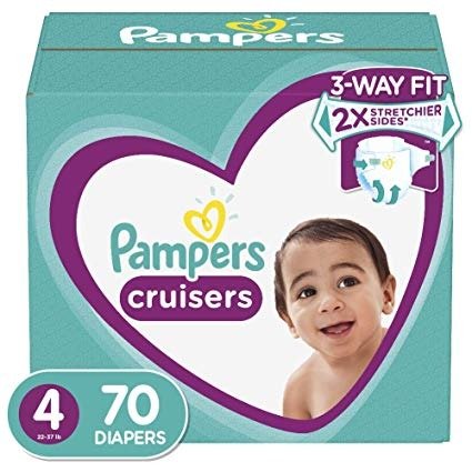 Diapers Size 4, 70 Count 