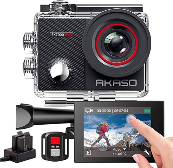 EK7000 Pro 运动相机 4K 可触屏