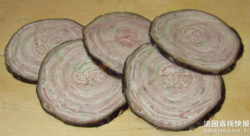Andouille-Scheiben