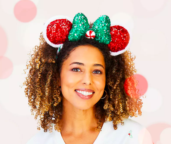 Minnie Mouse Peppermint Twist Ear Headband | shopDisney