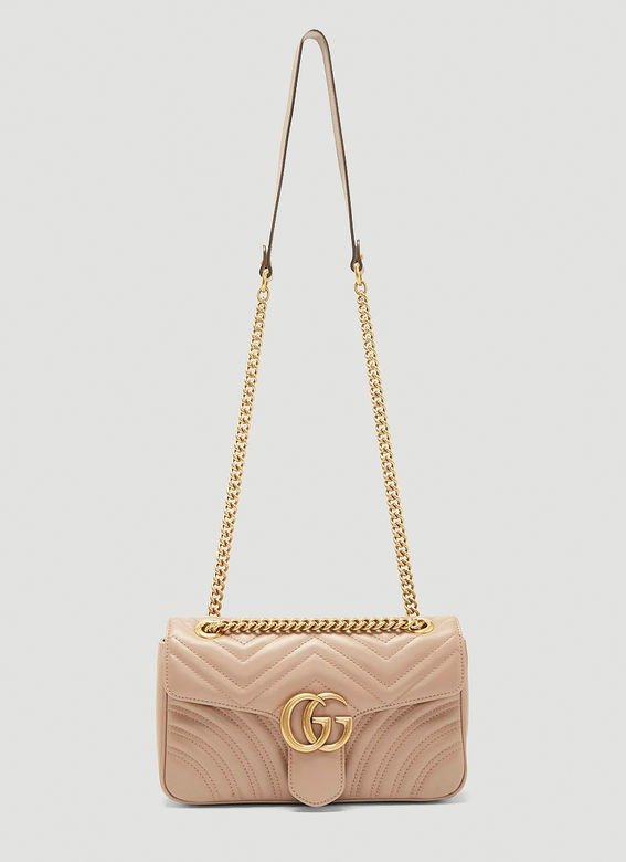 Gucci Small GG Marmont 2.0 Shoulder Bag in Neutrals | LN-CC