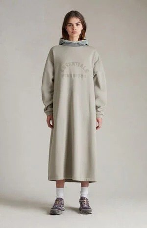 Women's Seal Nylon Fleece Hooded Dress