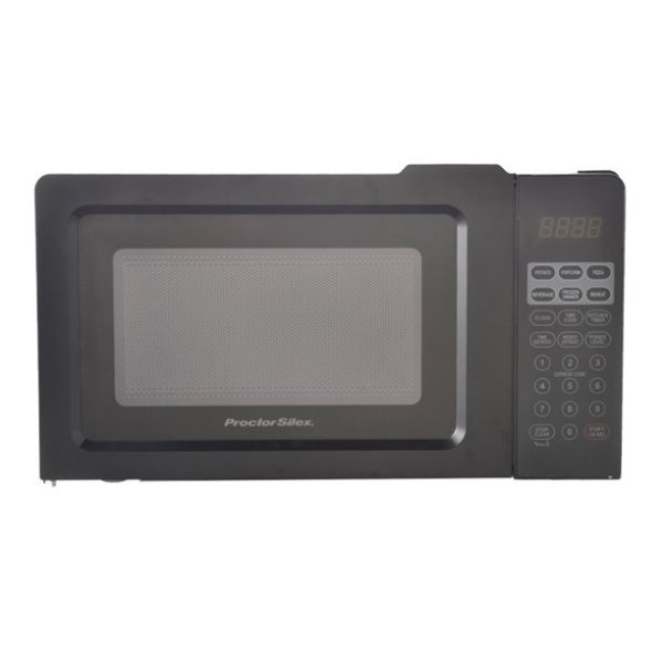 0.7 Cu.ft Black Digital Microwave Oven