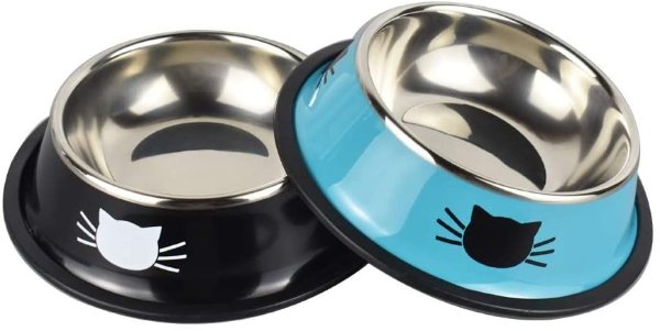 Cat Bowls Stainless Steel Pet Cat Bowl  2
