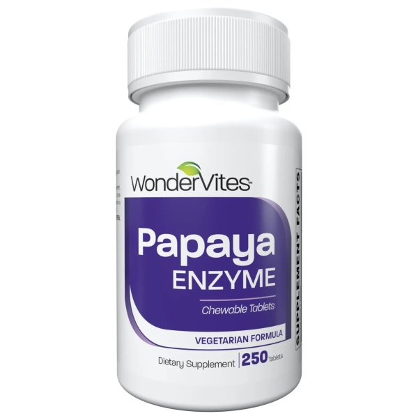 Papaya Enzyme Chewables, (250ct)