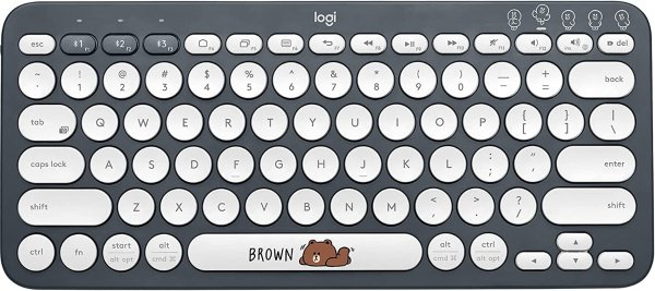K380 Line-Friends Brown Multi-Device Bluetooth Wireless Keyboard
