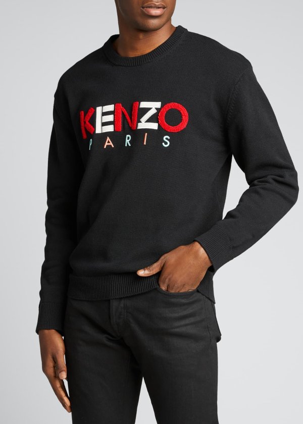 Men's Logo Typographic Sweatshirt