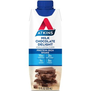 Atkins 巧克力口味高蛋白奶昔 11oz 12罐