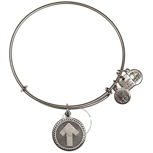 Charity By Design Rafaelian Silver Size 2.5 inches Bangle Bracelet