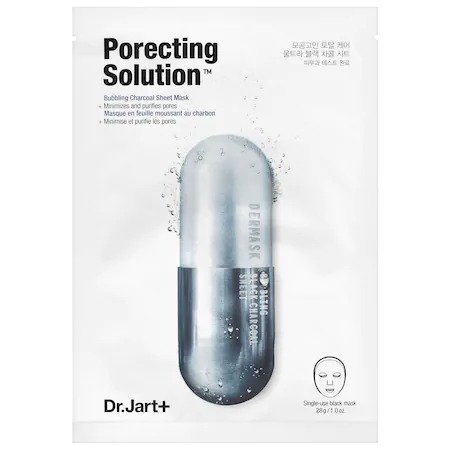 Dermask Ultra Jet Porecting Solution Bubbling Charcoal Sheet Mask