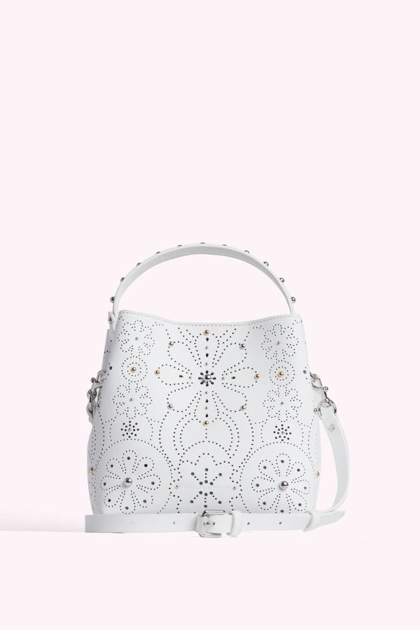 Perforated Top Handle Crossbody