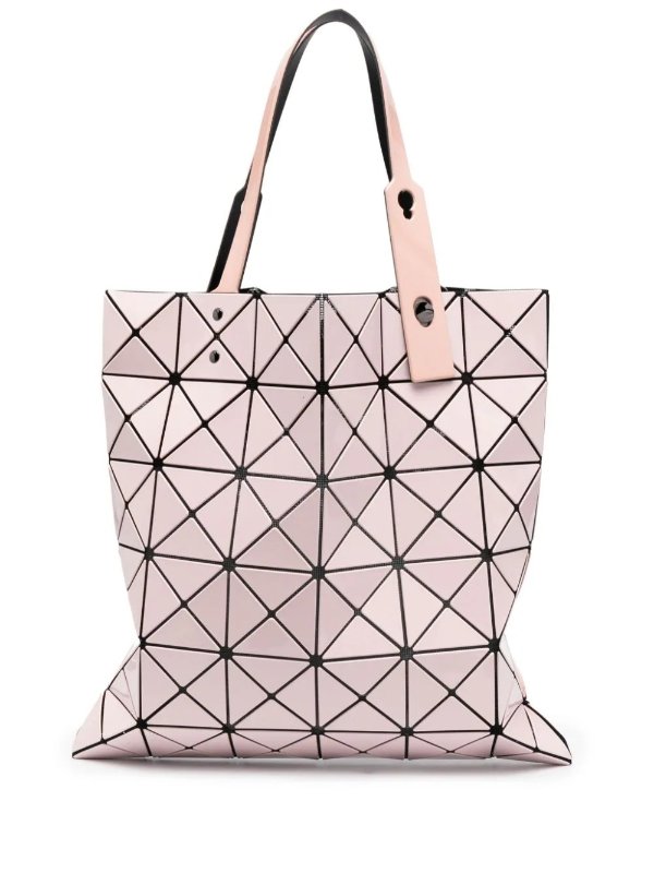 Lucent Gloss panelled tote bag