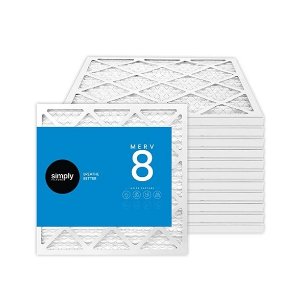 Simply by MervFilters MERV 8, MPR 600, AC Furnace Filters (12-Pack, Your Choice of Size)