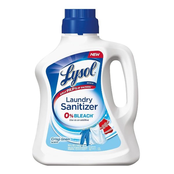 Laundry Sanitizer Additive, Crisp Linen, 90oz