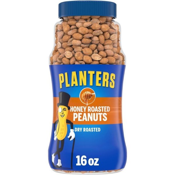 Honey Dry Roasted Peanuts - 16oz