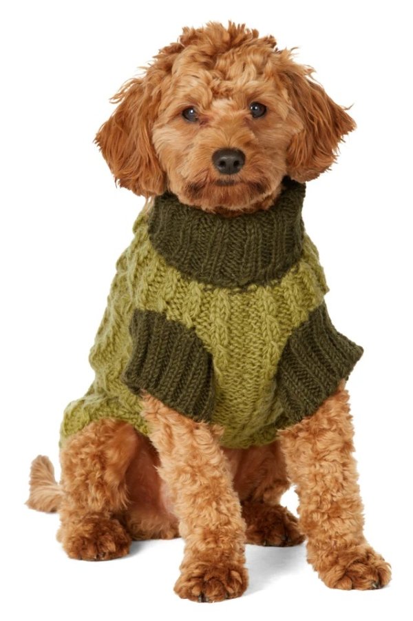 Green Medium Wool Cable Wilmot Sweater