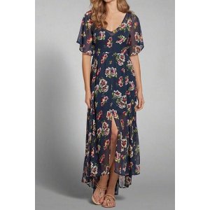 Abercrombie & Fitch Floral Print Maxi Dress