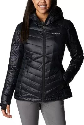 Joy Peak Hooded Jacket for Ladies - Black - M