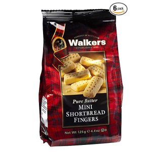 Walkers Shortbread Mini Fingers, 4.4-Ounce (Pack of 6)