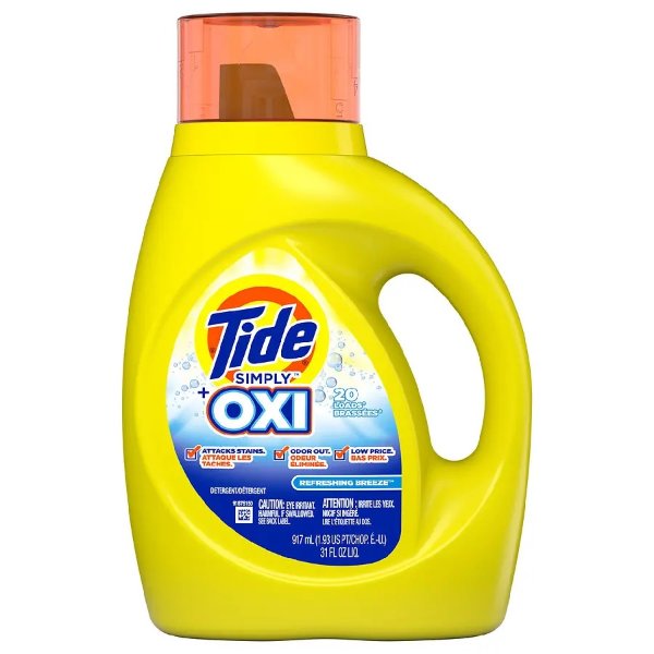 Tide Laundry Detergent, and Downy Liquid Fabric Softener Sale