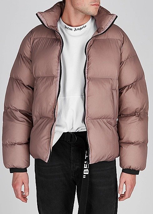 Bubble quilted shell jacket