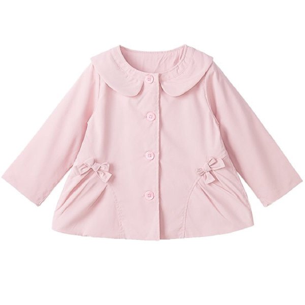 Spring Fall Toddler Girl Outerwear – Pink