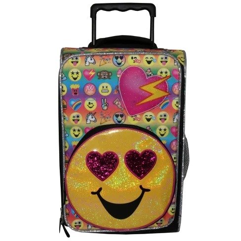 Emojination 18" Emojis On The Go Kids' Suitcase - Yellow
